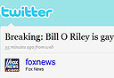 דף הטוויטר של פוקס ניוז לאחר שנפרץ, צילום מסך: twitter.com 