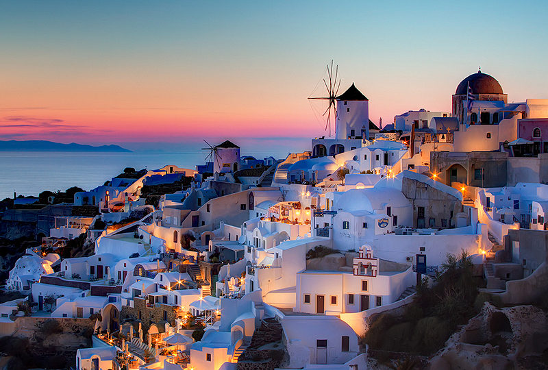 סנטוריני, איי יוון, צילום: Pedro Szekely / Flickr