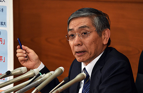 הרוהיקו קורודה, מושל הבנק של יפן , צילום: איי אף פי