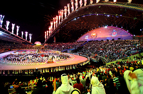 טקס משחקי אסיה בדוחא. 37 מיליון דולר הבטיחו את הבאת אליפות העולם באתלטיקה