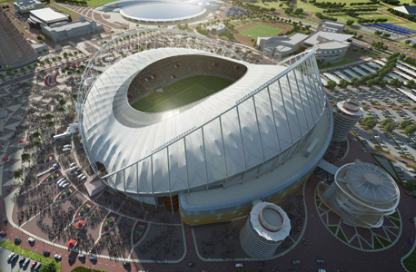 הדמיית האצטדיון החדש בדוחא שיבנה עד 2022., צילום: איי אף פי