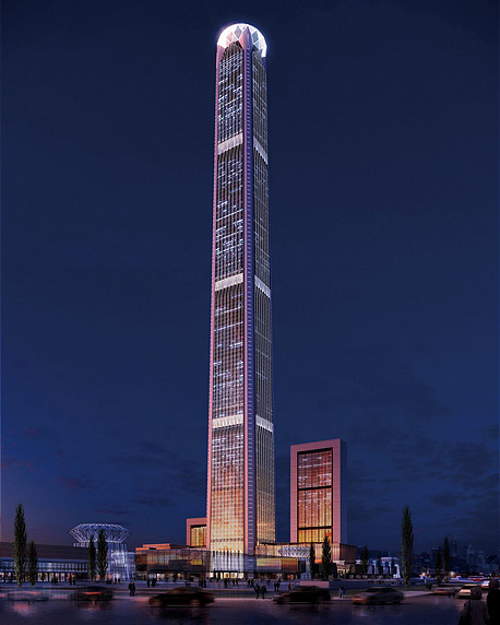 גורד גורדי שחקים מגדל מגדלים גבוהים גבוה טיאנגי'ן סין Goldin Finance 117, צילום: Kohn Pedersen Fox Associats