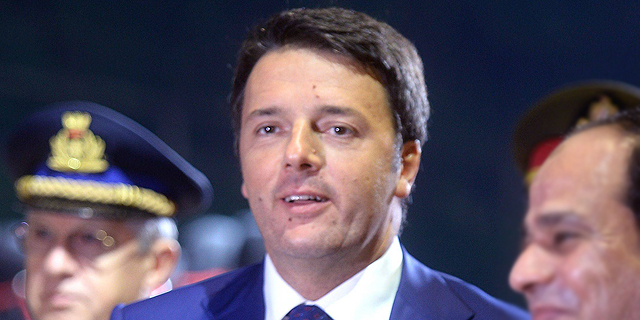 מתיאו רנצי Matteo Renzi ראש ממשלת איטליה, צילום: איי אף פי