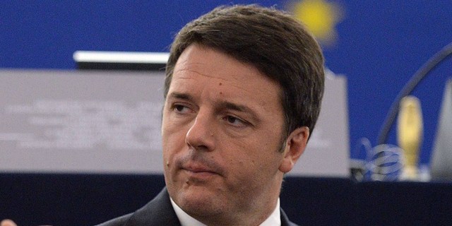 ראש ממשלת איטליה מתאו רנצי. יוזם הרפורמה בחוקה האיטלקית שתובא למשאל העם, צילום: איי אף פי