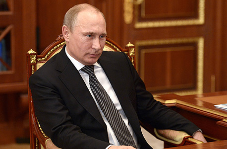 ולדימיר פוטין נשיא רוסיה 16.12.14, צילום: איי פי 