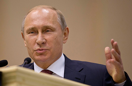 ולדימיר פוטין נשיא רוסיה 17.12.14, צילום: איי פי 