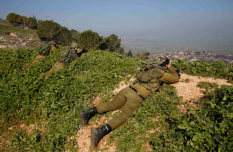 חיילי צה"ל על גבול לבנון באזור מטולה (ארכיון)