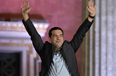 ראש ממשלת יוון הנבחר אלכסיס ציפרס. זוכה לתמיכת אובמה, צילום: איי אף פי