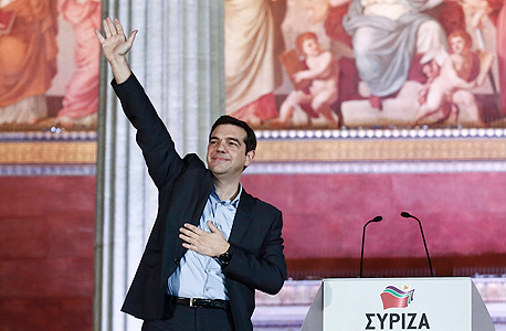 אלכסיס ציפרס ראש ממשלת יוון, צילום: איי פי