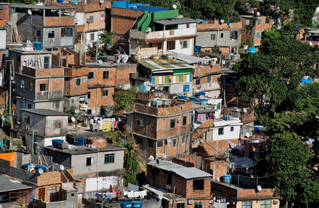 שכונת עוני בברזיל, צילום: שאטרסטוק