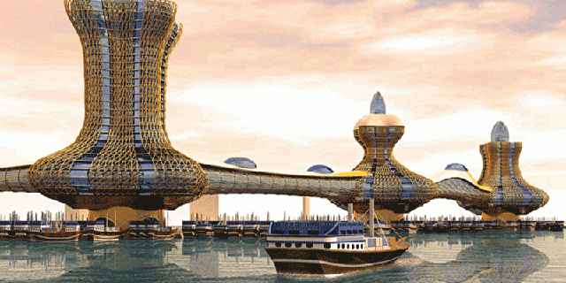 הפרויקט המשוגע הבא של דובאי: עיר מגדלים בהשראת אלדין וסינבד