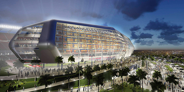 הבריחה ללוס אנג&#39;לס: שתי קבוצות פוטבול מציעות לבנות אצטדיון ב-1.7 מיליארד דולר
