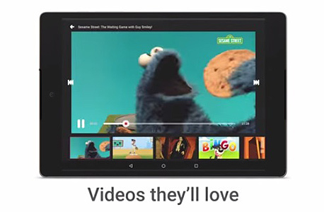 אפליקציית יוטיוב לילדים