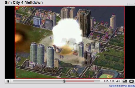 ככה זה נראה במשחק SimCity, צילום מסך: youtube.com