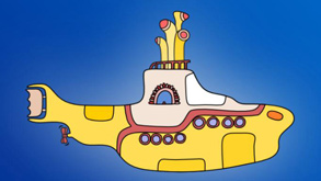A yellow submarine, a yellow submarine