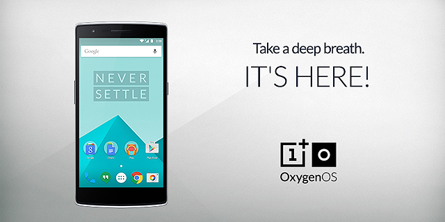OnePlus חשפה את OxygenOS, גרסת אנדרואיד משלה