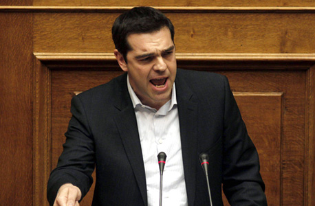 ראש ממשלת יוון, אלכסיס ציפרס. "ממתין בסבלנות שהנושים ירדו לקרקע המציאות", צילום: אי פי איי