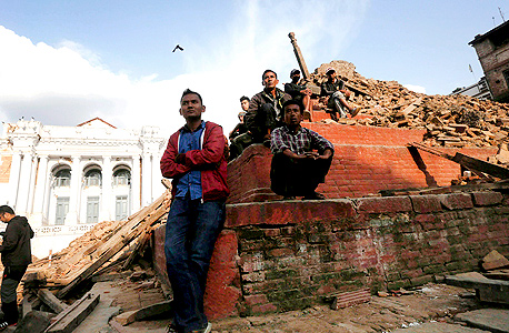 רעידת האדמה השבוע בנפאל, צילום: רויטרס