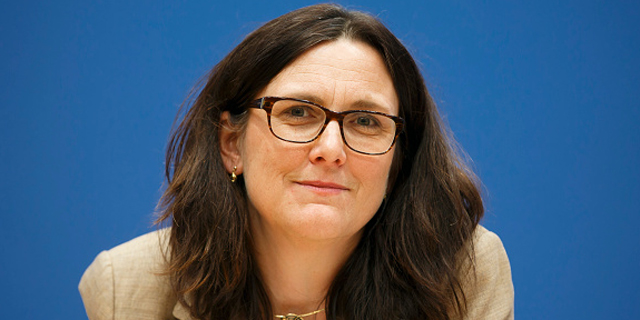 ססיליה מאלמסטורם, יו"ר ועדת המסחר באיחוד האירופי , צילום: אימג