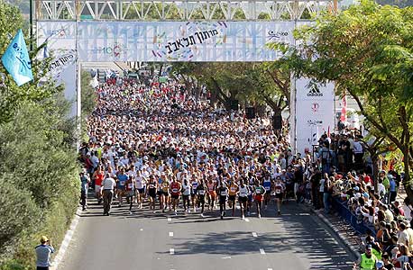 מרתון תל אביב 2009. השתתפו 10000 רצים והשנה מצפים להרבה יותר, בגלל העלייה במספר הרצים בישראל