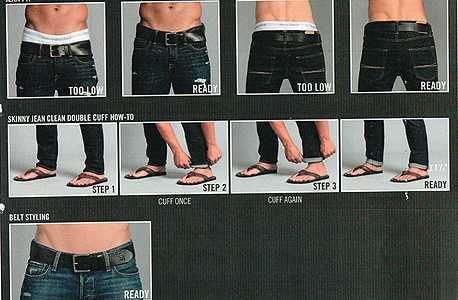 קוד הלבוש המצולם של אברקומבי אנד פיץ', כך לובשים ג'ינס בצורה נכונה לפי החברה