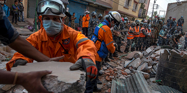 רעידת אדמה בנפאל, צילום: רויטרס