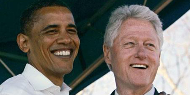 ביל קלינטון עקץ את ברק אובמה בטוויטר; אובמה לא נשאר חייב