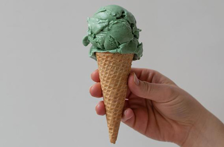 גלידת תה ירוק