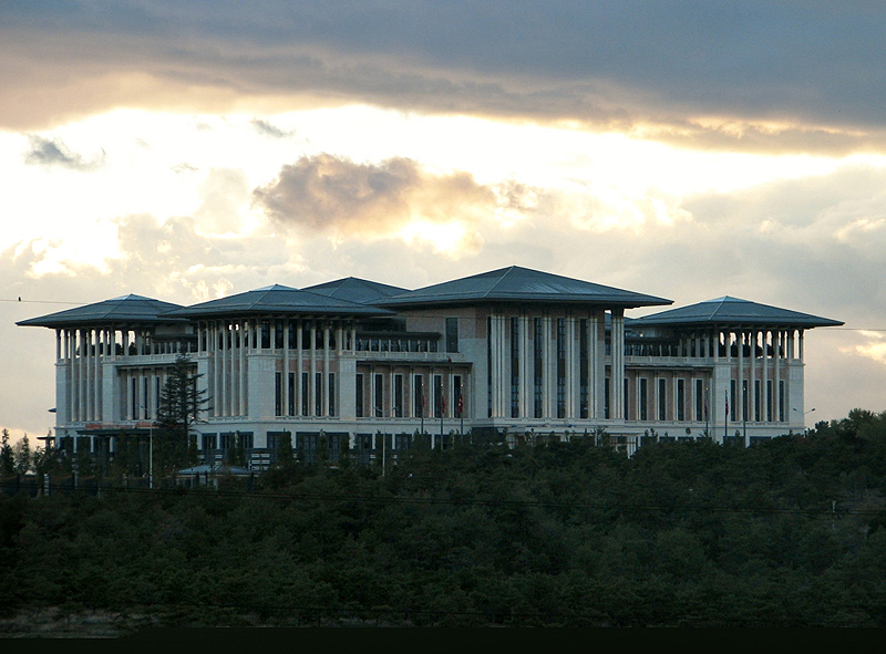 הארמון הנשיאותי באנקרה. המפואר מכולם, צילום: ויקימדיה