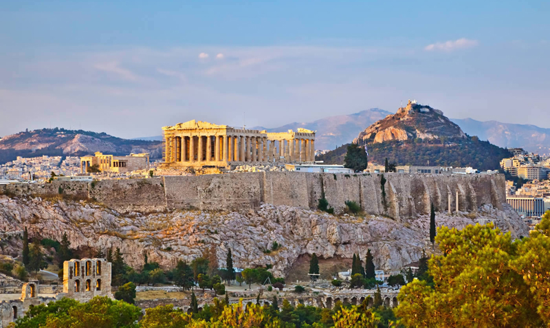העיר הכי חמה באירופה. אתונה, יוון  - 48 מעלות בשיא