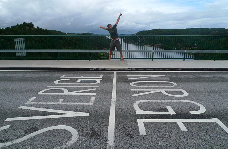 גשר אורסונד בגבול דנמרק - שוודיה