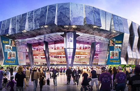 הדמיית הארנה החדשה בסקרמנטו. האולם החדש של סקרמנטו ייחנך בעונת 2016/17, ועלות בנייתו נאמדת ב-477 מיליון דולר. בעקבות ההסכם החדש, הוא ייקרא "גולדן 1 סנטר"