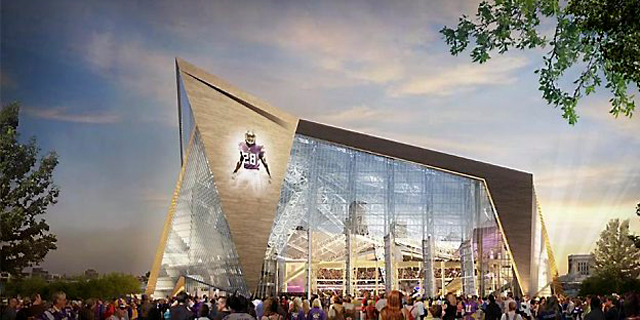 מינסוטה ויקינגס תקבל כ-220 מיליון דולר על חסות שם לאצטדיון החדש שלה