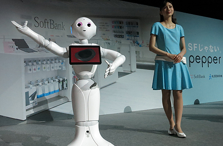 רובוט רובוטים Pepper סופטבנק 