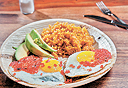 ביצים מקסיקניות של מסעדת צ'אנגוס, צילום: אוראל כהן