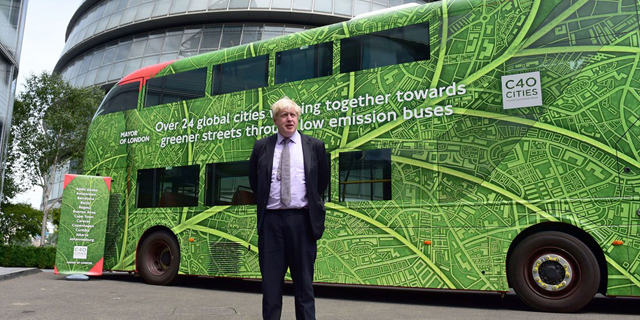 לראשונה בלונדון: אוטובוס קומותיים חשמלי