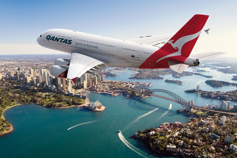 מטוס של חברת קוואנטס, צילום: Qantas  
