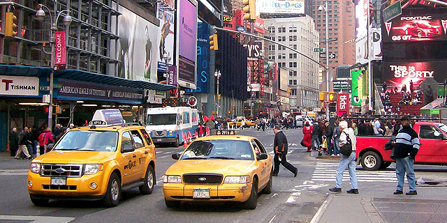 מוניות בניו יורק, צילום: snipview.com