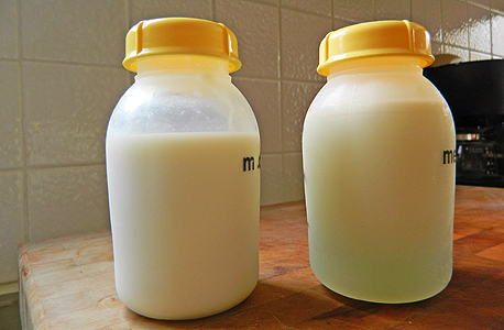 בקבוקי חלב אם. כיום הליך השיתוף חשוף לסכנות בריאותיות שונות