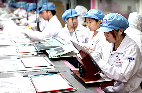 מפעל הייצור של פוקסקון בסין