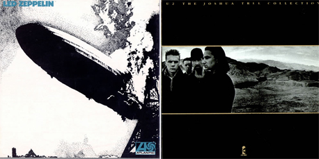 מימין: U2 ולד זפלין