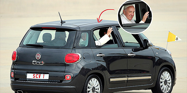 תראו איזו מכונית בחר האפיפיור לסיור שלו בארה&quot;ב