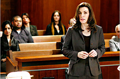 מתוך "האישה הטובה", עריכת דין נראית זוהרת יותר בטלוויזיה