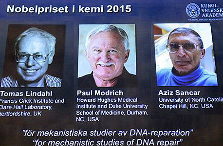 שלושת הזוכים בפרס נובל בכימיה
