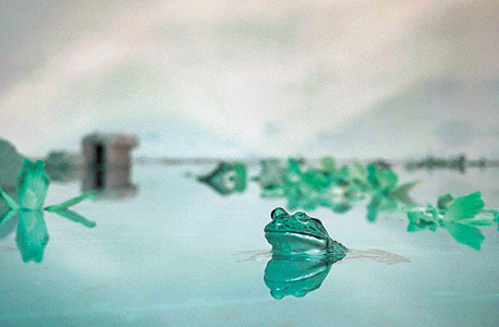 מימין: הביצה שיצר רות' בקומת המרתף מימין: הביצה שיצר רות' בקומת המרתף