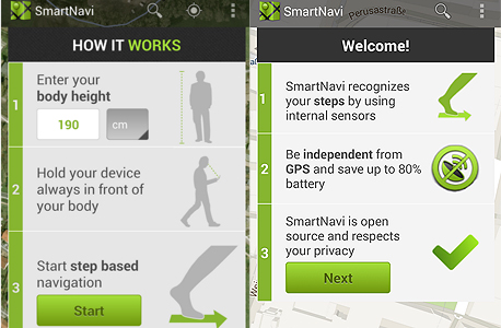 smartnavi סמארטנווי אפליקציה ניווט הולך רגל 2, צילום: גוגל פליי