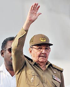 נשיא קובה, ראול קסטרו. תעמולה ברשת, צילום: בלומברג