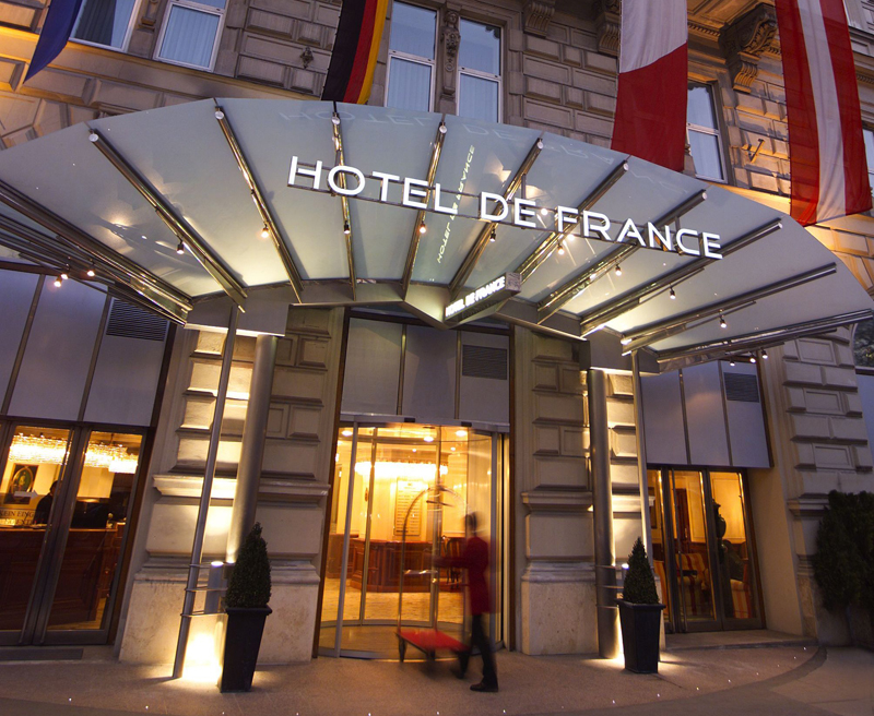 מלון דה פראנס בווינה. מיקום מושלם לתיירים