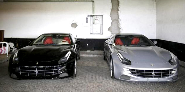 המכוניות של המלך קרלוס שמיועדות למכירה, צילום: רויטרס