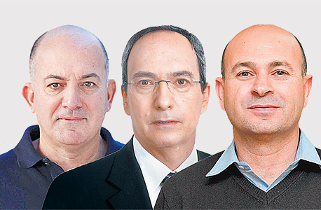 מימין: המייסד משה וקנין והמשקיעים לייזי אורן ושלמה נחמה. המימון הופסק